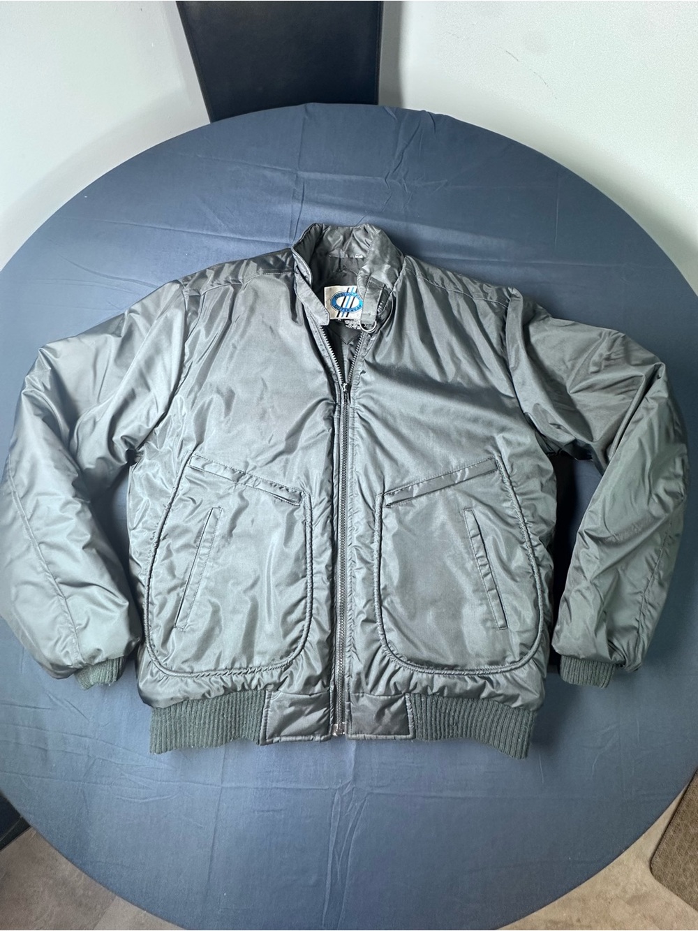 Men's Military-Style Olive Green Field Jacket - Unbranded
